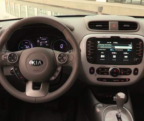 2015 Kia Soul EV Interior
