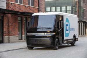 The BrightDrop EV600 is an all-electric light commercial vehicle