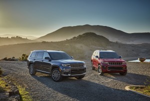 All-new 2021 Jeep Grand Cherokee L Summit Reserve (left) and All