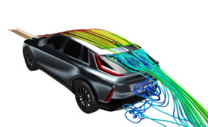 Using virtual tools, GM’s engineers were able to model airflow