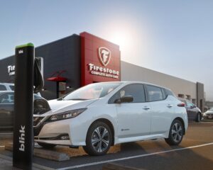Level 2 Charging Station at Firestone Complete Auto Care Store